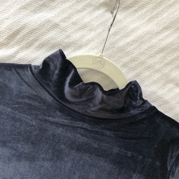 Loft, velvet mock neck too. - Picture 3 of 4